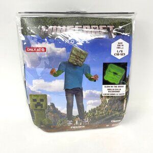 Mojang Synergies AB Kids' Minecraft Zombie Movie Glow in the Dark Costume Size L